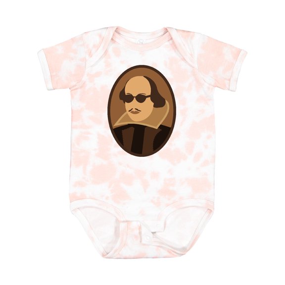 Inktastic Funny Rockin' Shakespeare Boys or Girls Baby Bodysuit