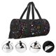 thumbnail image 3 of Balery I love you Mom Bolsa de Gimnasio para Mujeres y Hombres, Bolsa de Viaje Impermeable, Bolsa de Fin de Semana con Compartimento para Zapatos y Bolsillo Húmedo, 3 of 6