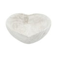 thumbnail image 5 of Decorative Heart Shape Bowl for Coffee Table Decor - Stylish Centerpiece Table Decoration or Home Decor Accents - Modern Kitchen Counter Decor, Key, or Candly Bowls - Set of 2, 3", 2", White, 5 of 7