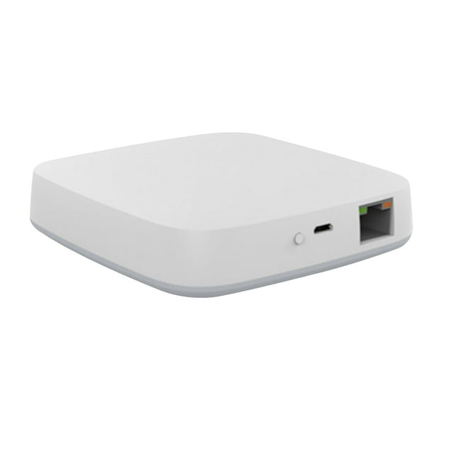 tamizeot Tuya ZigBee3.0 Passerelle Sans Fil/fil 3.0 Concentrateur Intelligent, Pont pour Contrôle Vocal via Application et Télécommande, Assistant Google Home