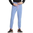 thumbnail image 2 of Cherokee Infinity Mens Scrub Jogger Pants, Pull-on with 4 Pockets Interior Drawstring Plus Size IN204A, 2XL, Ciel, 2 of 6