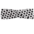 thumbnail image 1 of Geometric Headband, Minimalist Pattern with Abstract Hexagon Shapes in Simplistic Tones Contemporary, Elastic and Soft Women's Bandana for Sports and Everyday Use, Grey Red Coconut, by Ambesonne, 1 of 3
