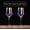 2PC CUPS, variant on CHUNTIAN Glass Decanter Colorful U Shape Wine Dispenser Drinkware Nordic Transparent Goblet Cup Waterware Bar Home Kitchen Decoration