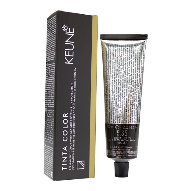 Keune Tinta Color 5.35 Coloration Permanente Brun Acajou Doré Clair 2 Oz