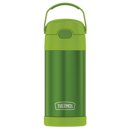Thermos F4100LM6 12 Ounce Funtainer Vacuum-Insulated Stainless Steel Bottle (Lime)