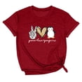 thumbnail image 2 of Njagoc3 Womens Short Sleeve Crew Neck T - Shirt - Penguin Graphic - Soft Fabric for Summer Casual Wear, 2 of 6