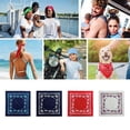 thumbnail image 2 of MOMOJIA Multipurpose Cotton Scarf Vintage Style Bandana Soft Breathable Daily Wear, 2 of 7