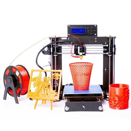 Convenient DIY 3D Printer Printing Machine Acrylic Frame Mechanical Kit Print 3 Materials LCD Filament Aluminum Structure