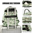 thumbnail image 3 of FORMRS Mini Backpack Purse for Women Travel Daypack Casual Shoulder Bag, Green Floral, 3 of 7