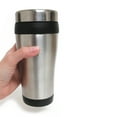thumbnail image 3 of 16oz Cup Insulated Coffee Travel Mug Stainless Steel Double Wall Thermo Tumbler, 3 of 6