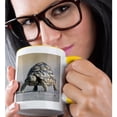 thumbnail image 2 of Botswana, Chobe Np, Leopard Tortoise, Savuti Marsh-Af05 Pso0186 - Paul Souders, 11oz Two-Tone Yellow Mug, 2 of 7