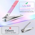thumbnail image 5 of Nail Clippers Set Women Manicure Set Professional Men Women Grooming Set 8 in 1 Stainless Steel Nail Care Tools with Travel Case Gifts for Women men Business Familly Friend, 5 of 7