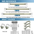 thumbnail image 4 of Urbanest Palazzo Crystal Single Curtain Rod and Hardware Set, 4 of 6