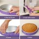 thumbnail image 4 of Tira protectora ajustable para hornear moldes para hornear pasteles herramienta para hornear DIY, 4 of 6