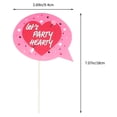thumbnail image 2 of 1 Ensemble Heureux de la Saint-Valentin Photo Accessoires Photo Cabine Accessoires Mariage Fête Fournitures, 2 of 8