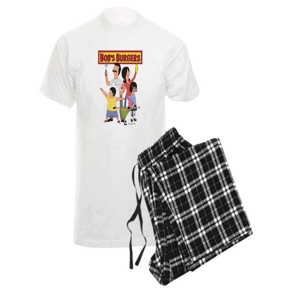CafePress CafePress Bob's Burger Hero Family Men's Light Pajamas