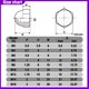 thumbnail image 4 of M5 M6 M8 Male-Female Brass Motherboard Standoff Hex Brass Cap Hex Nuts Decorative Dome Head Nut combination PCB Support Rack, 4 of 4