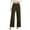 #5505-ARMYGREEN, variant on TEMOFON Wide Leg Ribbed Pants for Women Fall Casual High Waisted Lounge Pants Knit Soft Comfy Elastic Waist Armygreen Trousers L