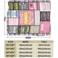 thumbnail image 3 of Chaos Coordinator Blanket Gifts, Thank You Gifts for Women, Boss Lady Gifts for Women, Best Appreciation Christmas Birthday Gift for Coworker, Teacher, Social Worker, Manager, Cozy Blanket 50" X 60", 3 of 5