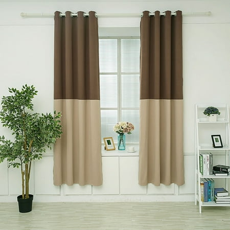 Triple Weave Thermal Insulated Blackout Grommet Window Curtain 53