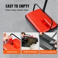 thumbnail image 4 of VEVOR Carpet Floor Sweeper Manual 6.7 inch Width Sweeping Paths Non Electric Red, 4 of 9