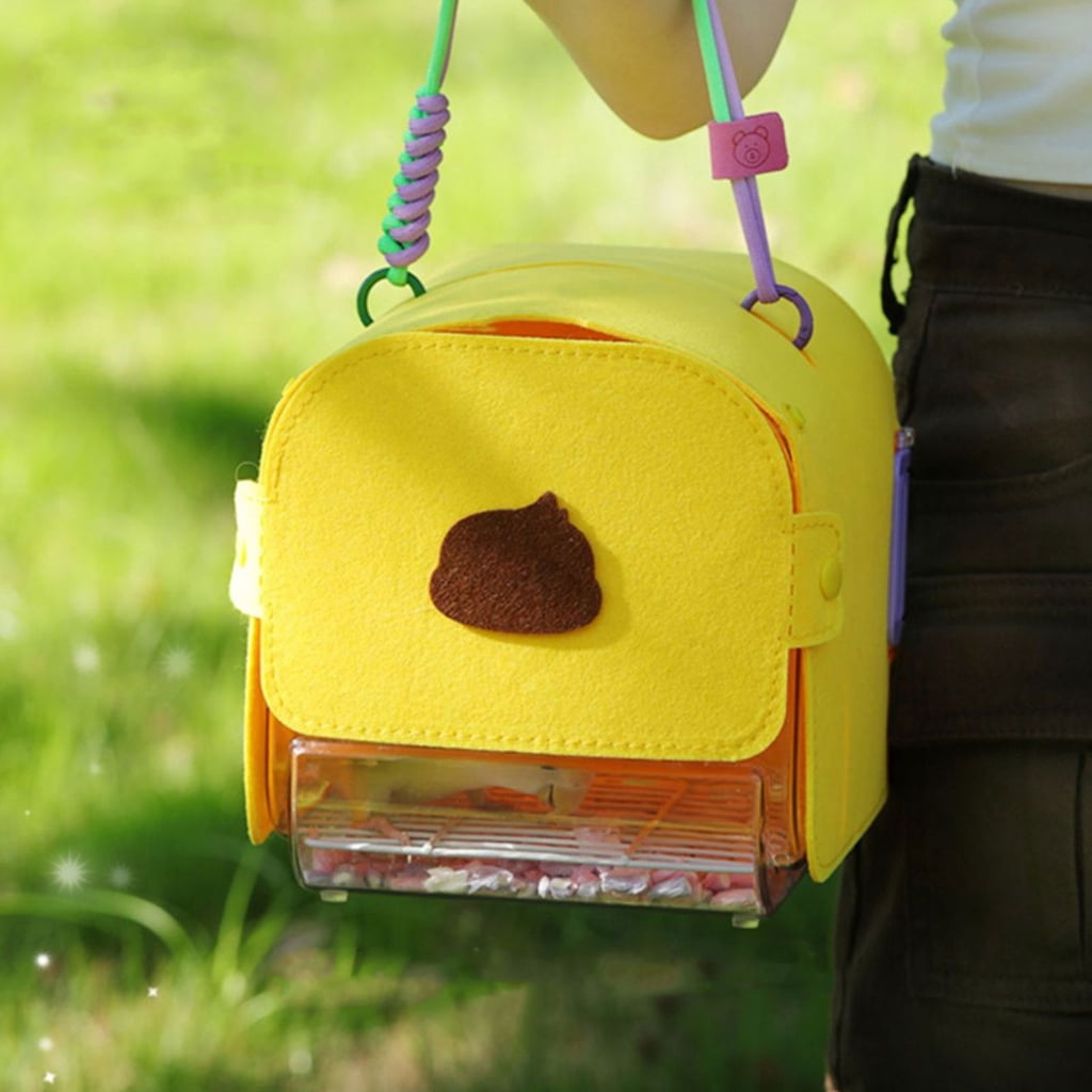 WINDLAND Light weight Pet Carriers Transparents Portable Bird Cage With Removable Tray