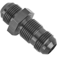 thumbnail image 3 of Straight Aluminum Bulkhead Flare Fitting, Black, -12 AN, 3 of 6