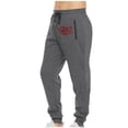 thumbnail image 1 of Styesk Men's Pants Men's Sports Pants Tapered Running Exercise Pants Drawstring Running Pants Printed Pants, 1 of 7