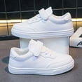 thumbnail image 1 of Zapatos blancos para estudiantes, zapatos de suela blanda para niños y niñas, zapatos de bebé de estilo coreano de otoño, zapatos casuales de suela blanda que combinan con todo, 1 of 5