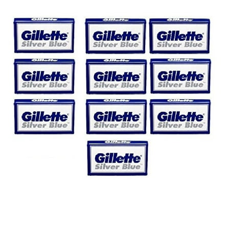 Gillette Silver Blues Double Edge Blades, 5 ct. (Pack of