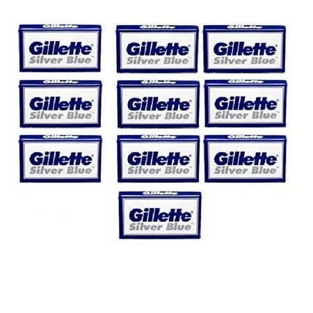 - Gillette Silver Blues Double Edge Blades, 5 ct. (Pack of 10)