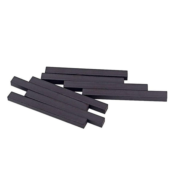 Artibetter 8pcs Rubber Soft Bar Magnet for Electric Acoustic Classical Guitar Humbucker Pickup Black 62x6x5mm
