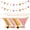 Light Candy Pink, variant on 20 Pcs Pennant Banner Flags2 Sets Bunting Garland, Muslin Cotton Fabric Buntingfor Nursery Birthday Wedding Party Indoor Outdoor Ornament Decoration for Hanging