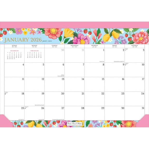 Bonnie Marcus OFFICIAL | 2026 17x12" Monthly Desk Pad Calendar | BrownTrout