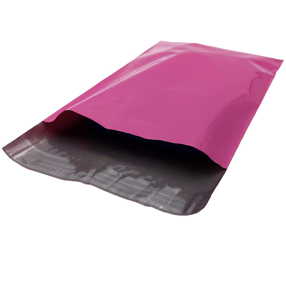 14x17 hot pink poly mailers