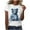 A6-White TShirt for Women, variant on NSLGXD Womens T Shirts Short Sleeve Crewneck Tee Shirts Funny Graphic Tees Casual Loose Summer Tops Cute Printed Going Out Tops Fashion Tunic Top Blue S