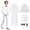 White, variant on Eltusu Boys Outfit Sets, 6 Pieces Relaxed Fit Long Sleeve School Uniform Set White Size 6 T