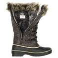 thumbnail image 2 of Dream Pairs Women's Warm Faux Fur Lined Mid Calf Winter Snow Boots BROWN Size 10, 2 of 6