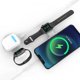 thumbnail image 2 of Cargador de teléfono celular magnético para iPhone 14/iWatch 8/AirPods Pro 2 (blanco), 2 of 9