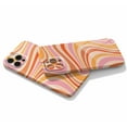 thumbnail image 4 of Retro 70s Orange Swirl Case for iPhone 13 Pro,Aesthetic Art Design Full Cover Protective Case, 4 of 5