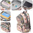 thumbnail image 4 of Princess and Mushroom Pink Pattern Cute School Backpack Bag with Padded Back and Adjustable Shoulder Straps 16.9 X 12.6 X 5.9 Inches, 4 of 5