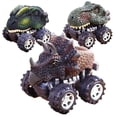thumbnail image 1 of Minicoche de juguete modelo dinosaurio, regalo para el Día del Niño, 4 unidades, 1 of 5