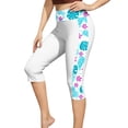 thumbnail image 2 of Roncen Modest Swimsuit Print 2 Pieces Swimwear Rash Guard Surfing Suit Short Sleeve, 2 of 5