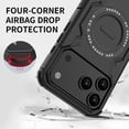 thumbnail image 6 of Kryonix for iPhone 17 Pro Max Case with Built-in Magnetic Ring, Heat Dissipation, Four-Corner Airbag Drop Protection, Black/Blue/Purple, 6 of 9