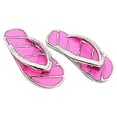 thumbnail image 5 of SPRING PARK 1 Pair Mini Cute Stripe Flip-flops DIY Miniature Toy for Dollhouse Accessories, 5 of 5