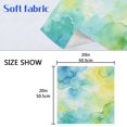 thumbnail image 6 of Iauyy Satin Napkins Set of 6- Blue-yellow Watercolor DIY Printing Decoration Cloth Napkin- Easy Care for Home/Party, 6 of 8