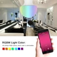 thumbnail image 3 of Simzone Bluetooth Smart Light Bulb LED RGBW Changing + Dimmable White Light, Smartphone Remote Controlled Via App, Connection by Bluetooth 4.0, E27/27 Socket(8W), 3 of 8