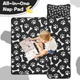 thumbnail image 4 of Paw Prints and Bones Toddler Nap Mats for Kids Preschool,Sleeping Mat Bag or Kids,Toddler Sleeping Bag,Toddler Nap Mat or Daycare, 4 of 6