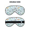 thumbnail image 7 of Sleep Eye Mask, Bike Scooter Pattern Imitation Silk Blackout Sleeping Mask, Travel Eye Covers For Sleep With Adjustable Straps, Soft Blindfold Eyeshade For Women Men, 7 of 7