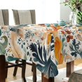 thumbnail image 5 of Yayeee Tablecloths 54" x 54" Rectangle Wrinkle Resistant Party Table Cover, Whimsical Leaves, 5 of 8